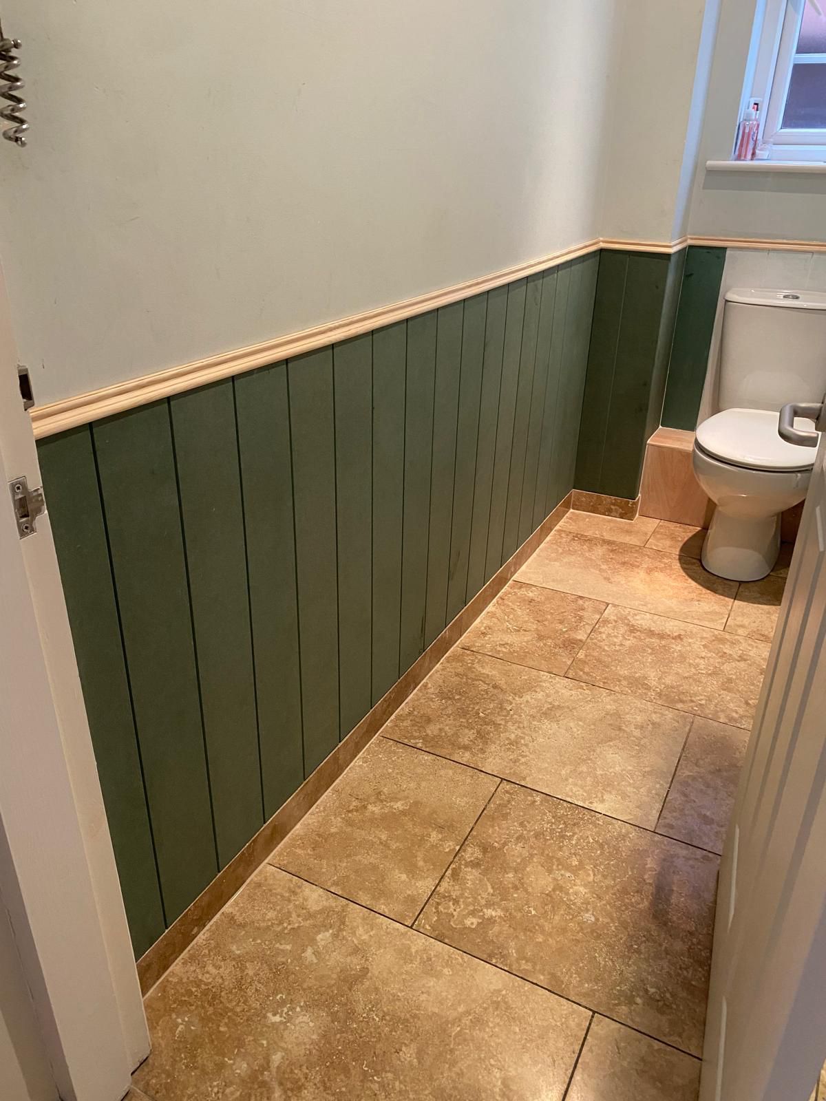 Bathroom Tongue & Groove Panelling