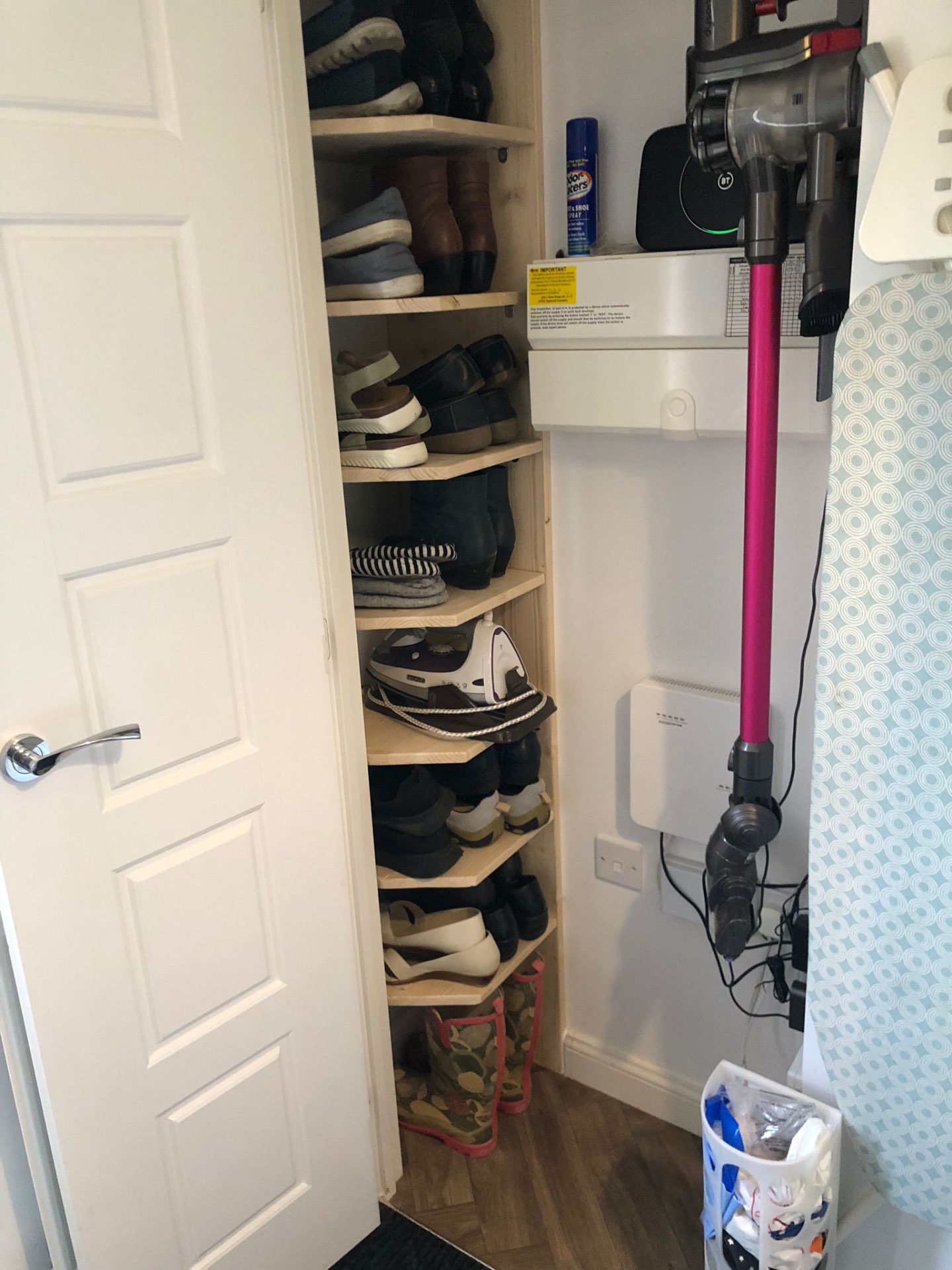 Corner Shoe Storage Unit