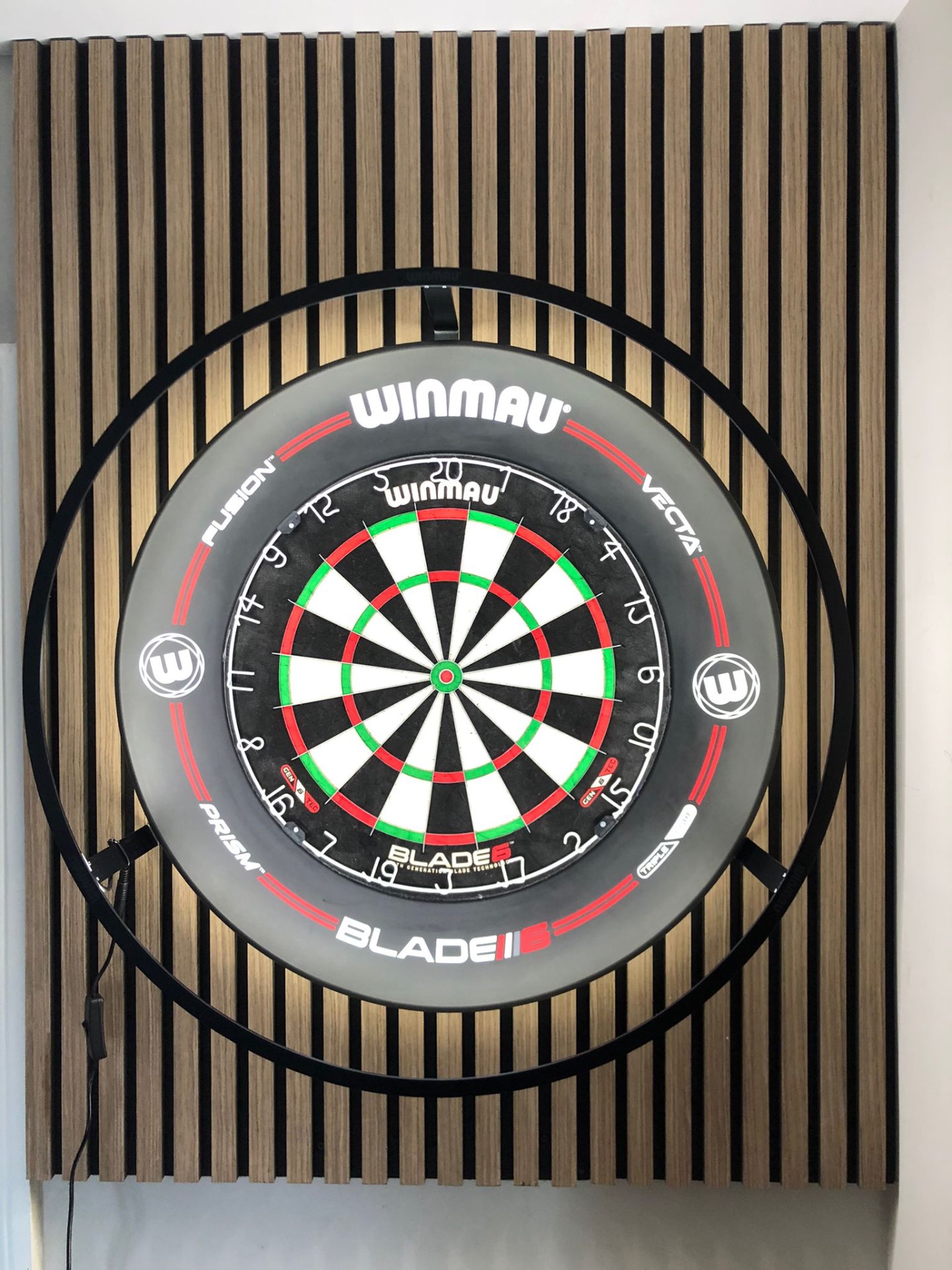 Dartboard Slat Wall