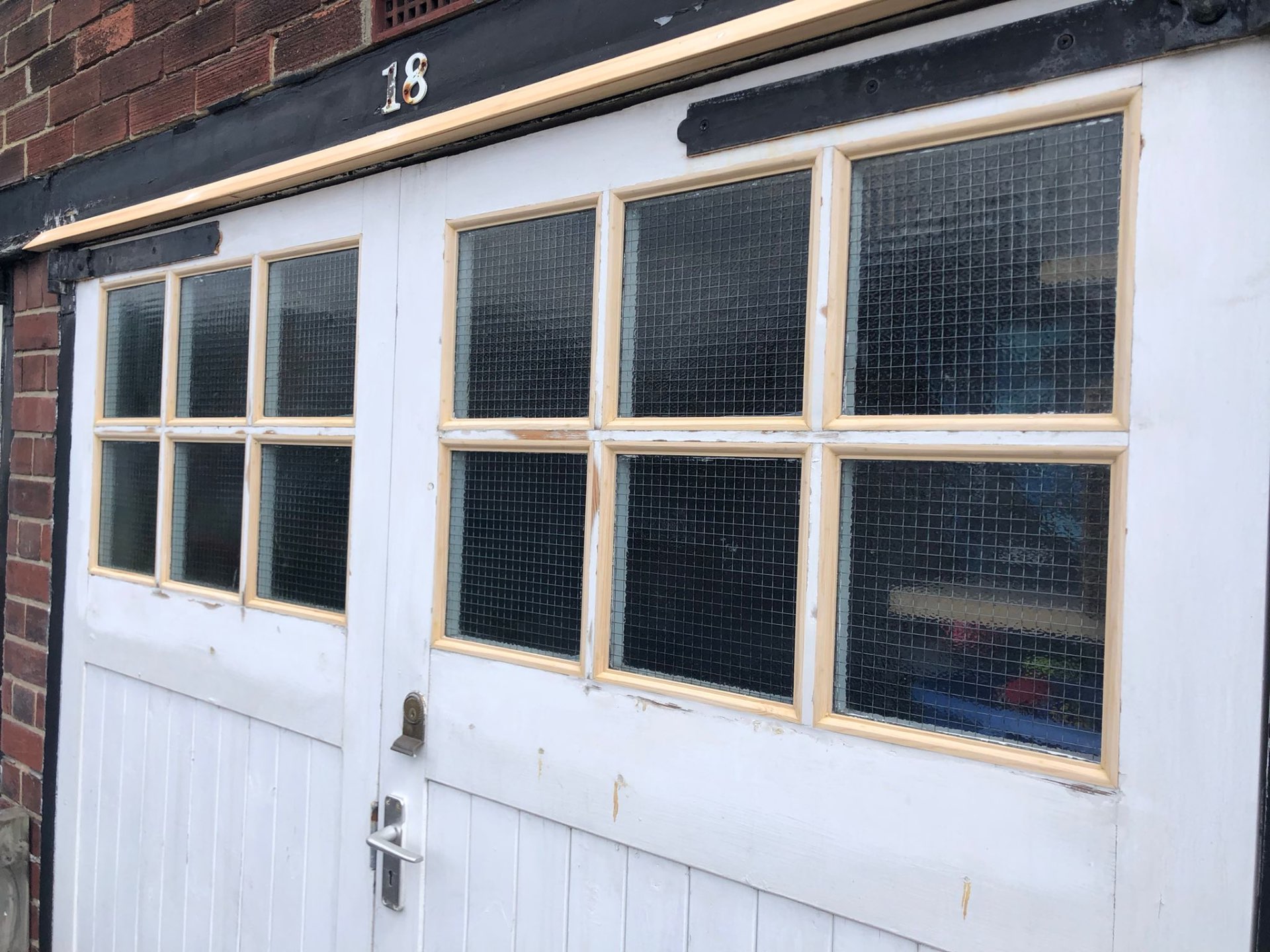 Garage Door Window Restoration