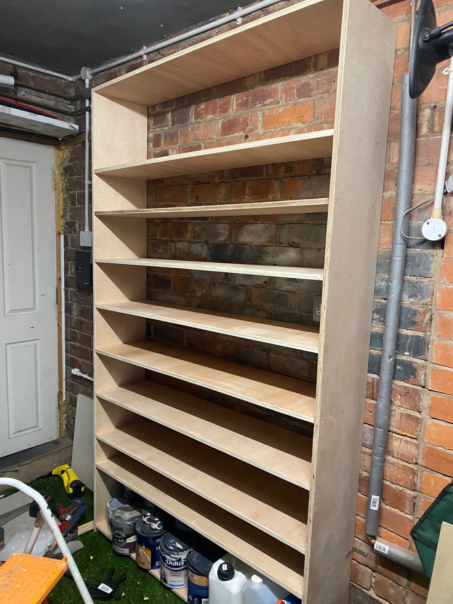 Garage Wall Shelving Unit
